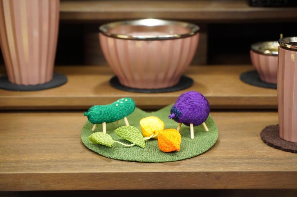 Rayon Chirimen Obon Cow and Horse Decoration Set for Obon, First Obon, and New Obon. Made In Japan. (Mini Obon Decoration Set: Cow and Horse, Cow