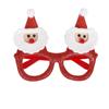 Red Santa Claus Eyeglasses Christmas Decorative Glasses Party Decorations Christmas Frame Glasses