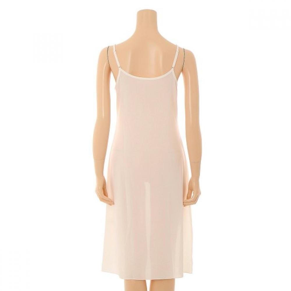 Wacoal Long Slip For Underwear 2 Colors Set  Wgn7303 Iv Bk 