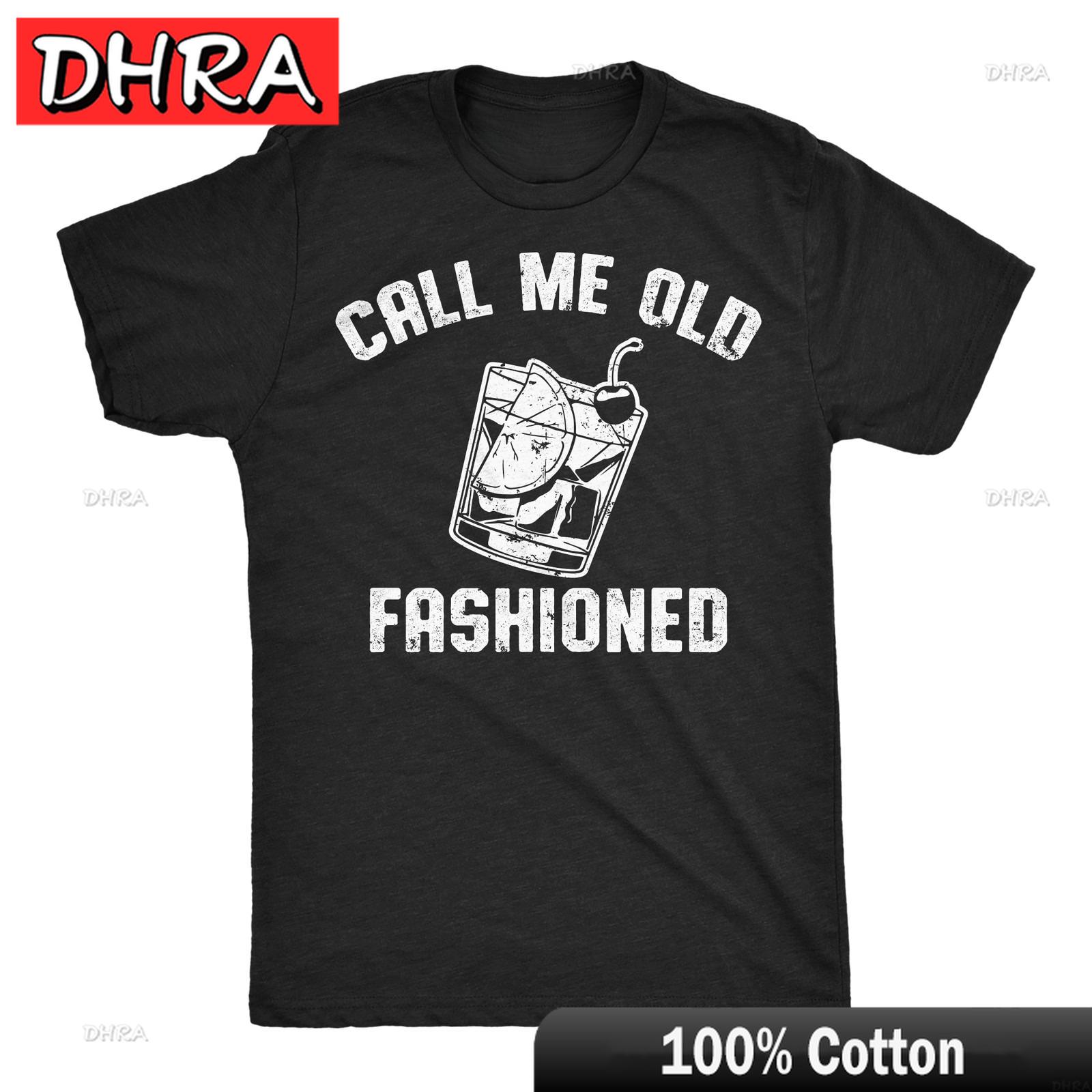 Call Me Old Fashioned Drink Graphic Tee T-shirt XL