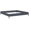 VidaXL Lit surélevé de jardin anthracite 100x100x18,5 cm acier 851012