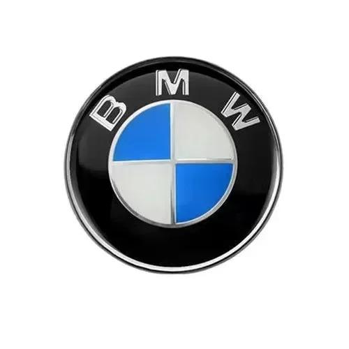 1pcs 74mm 82mm Black White Car Emblem Front Hood Rear Trunk Badge for BMW E46 E39 E38 E90 E60 E92 E93 X1 X3 X2 X5 djbf00