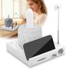Garenklos Organisatiebox Met Telefoonhouder Afneembare Haak Caddy Garenspinner Houder Voor Breiliefhebber En Beginner