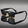 Box sunglasses men's UV protection European and American fashion trends Internet celebrities high-end small frame sunglasses