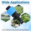 50Pcs Drip Irrigation Connector Tubing Coupling Barbed Locking Fitting Kit for 5/8" Drip Tape Sprinkler 1/2" Barb Irrigation