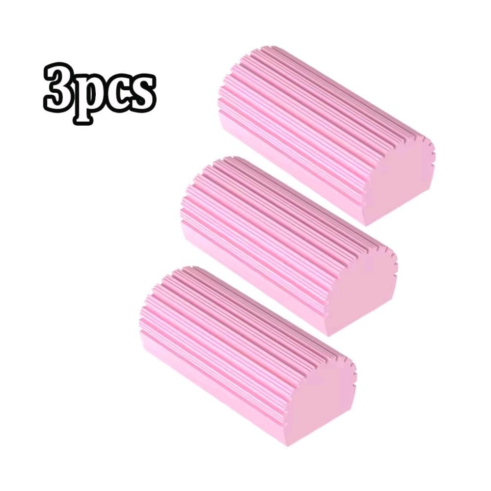 3Pcs Damp Clean Duster Sponge Reble Detailing Wash Brush Tool Home Universal