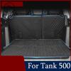 For Great Wall GWM WEY Tank 500 2024 2023 Car Accessories Cargo Liner Specialized TPO Trunk Floor Mat Waterproof Durable Carpet
