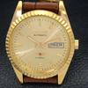 ELEGANT OLD CITIZEN JAPAN MENS AUTOMATIC REFURBISHED GOLDEN DIAL WATCH a426142-2 RL-a426142