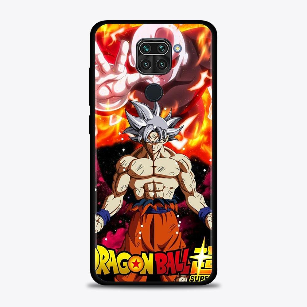 Telefonfodral för Xiaomi Redmi Note 11 10 8 Pro Cover 9s 11T 9t 8t 8 7 för Redmi k40 10 9 9a 9c Funda Anime Dragon Ball Super Goku