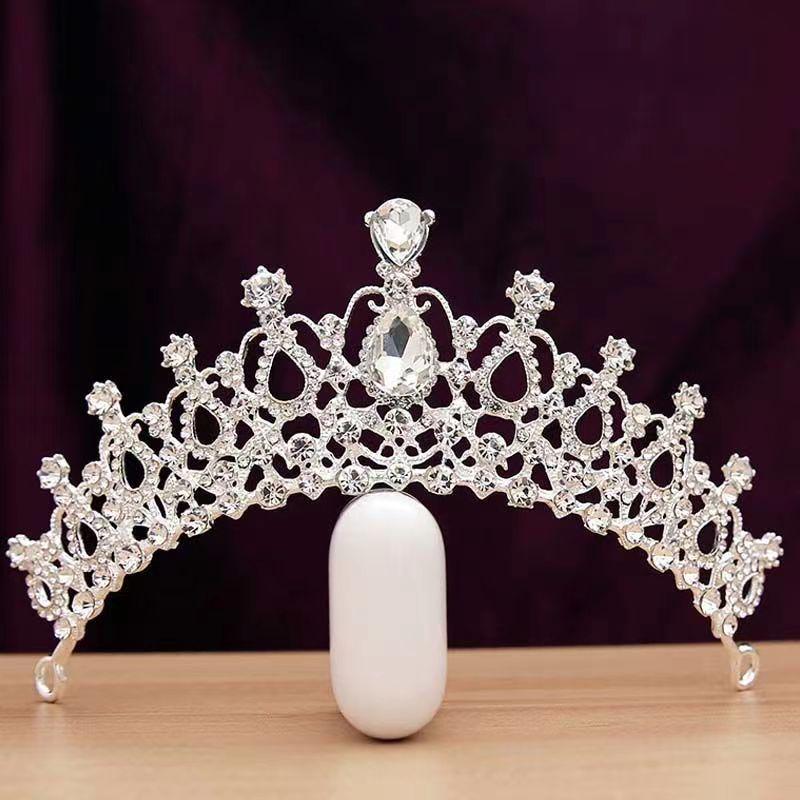 

Роскошное свадебное украшение на голову - Европейские и американские свадебные аксессуары для невест и королев серебряный