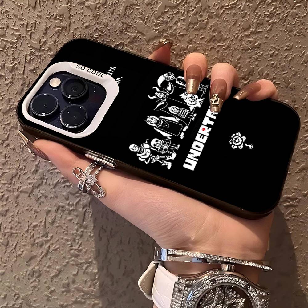U-Undertale Phone Case For IPhone 17 16 15 14 13 12 11 Pro Max Plus Color Silver Cover