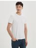Long-staple Cotton Short-sleeve Crew Neck Three-needle Solid Color Wrinkle-free Sun Protection Antibacterial Cool T-shirt for Men Minimalist Tops