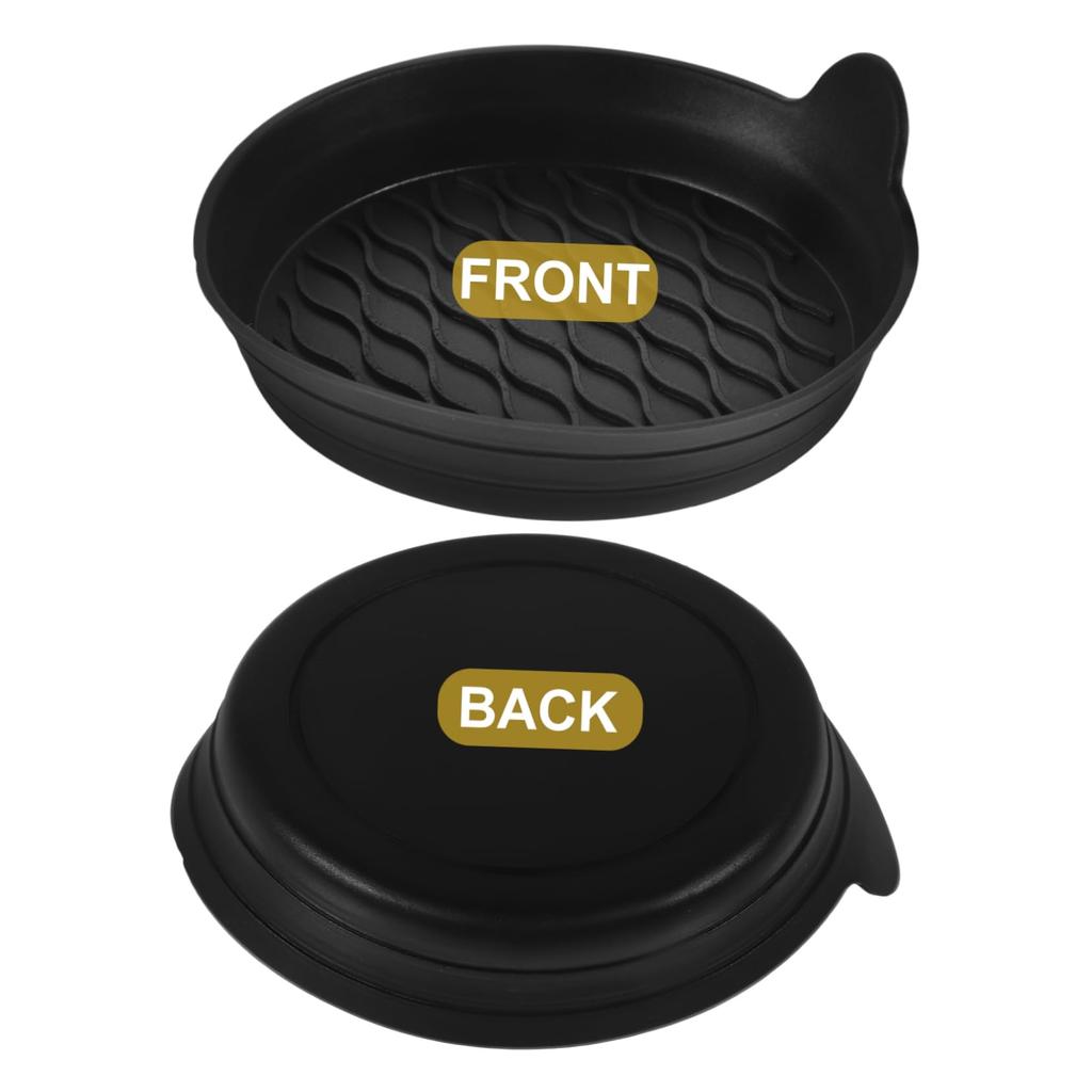 HEALEEP Silicone Drink Car Cup Holder Suitable for Home and Car 4-Pack Coasters, Heat-Insulated, Non-Slip, Reusable, Multi-Purpose Placemats, Use.