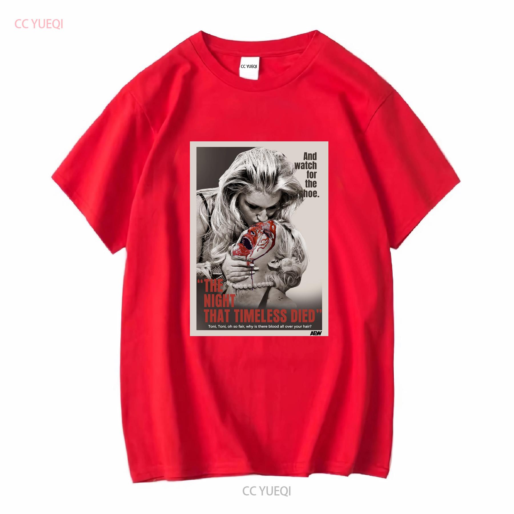 MARIAH MAY THE NIGHT THAT TIMELESS DIED AEW Official T Shirt vintage Washed graphic Comfortable Versatile Slightly Unisex Soft S