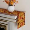 XCHI Fall Maple Leaves Pinecone Table Runner Table Decoration for Kitchen Dining Dinner Autumn Home Decor 13x72 Inch