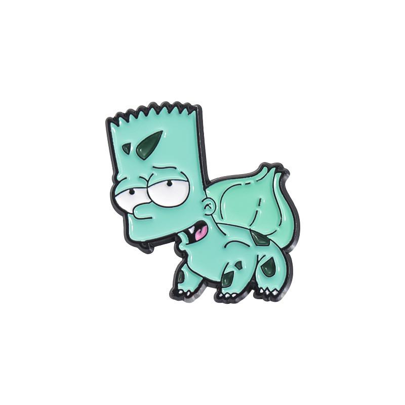 

Unique Cartoon Style Anime Pet Series Badge Brooch Featuring Whimsical Turtle Design QHXZ517