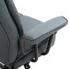 Office Chair Ergonomic Executive Chair 360 degrees Rotatable Computer Chair Height-Adjustable with Headrest and Padded Armrests with Footrest Faux