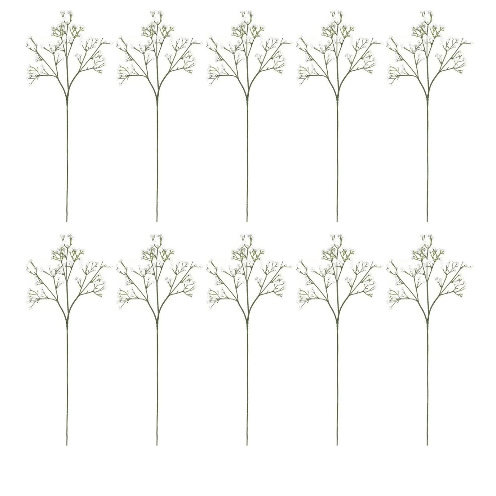 

10 шт. Искусственный шелковый букет гипсофилы Филлис, украшение для дома на семейную свадьбу, подарок на День матери One Size