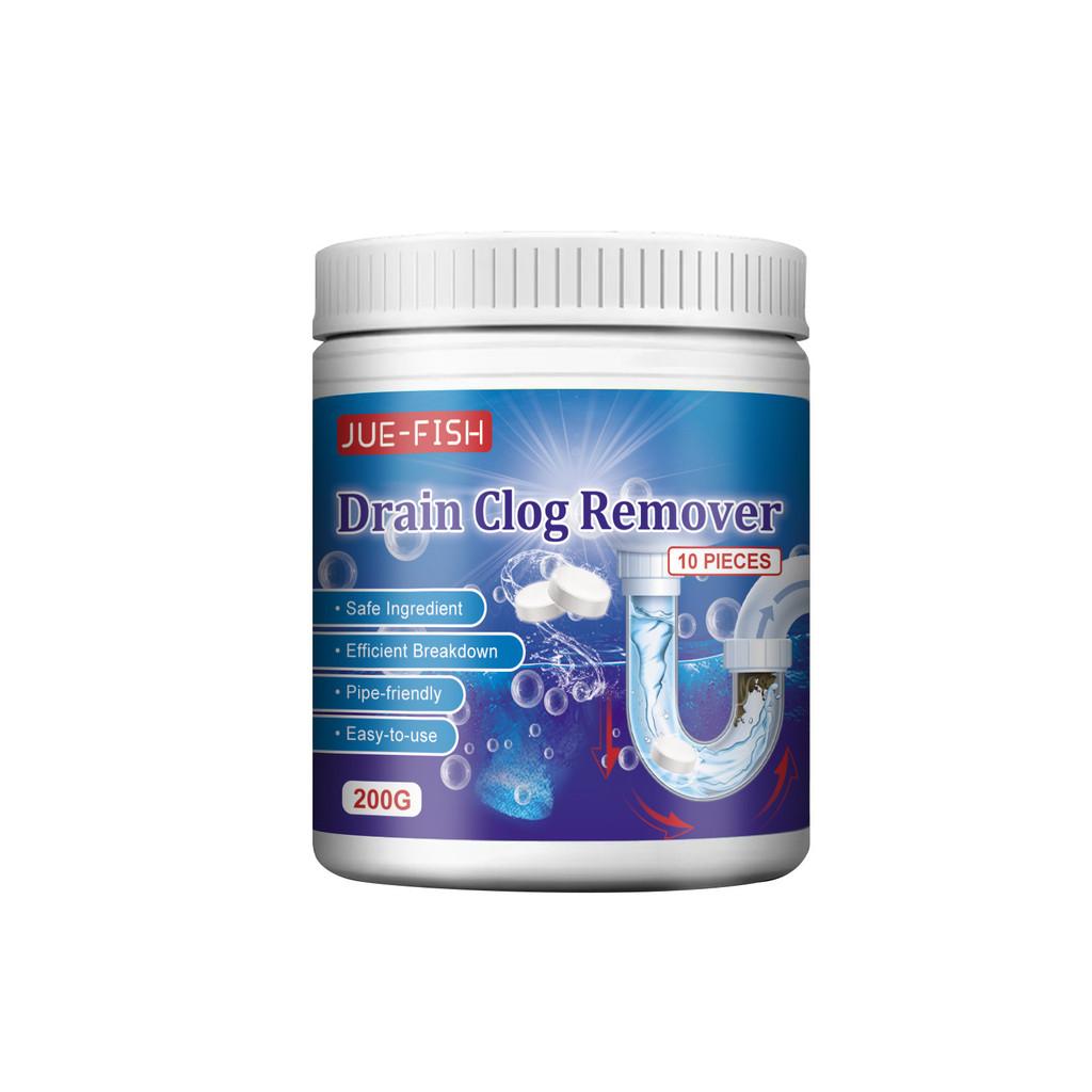 Jue-fish Kitchen And Bathroom Drain Cleaning Tablets For Powerful Deodorizing And Stain Removal