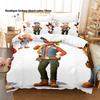 3D-gedrucktes Bob der Baumeister Bettwäscheset Bettbezug Kissenbezug Für Kinder Schlafzimmer Dekor Einzelbett Doppelbett Queen Size King Size Bettwäsche