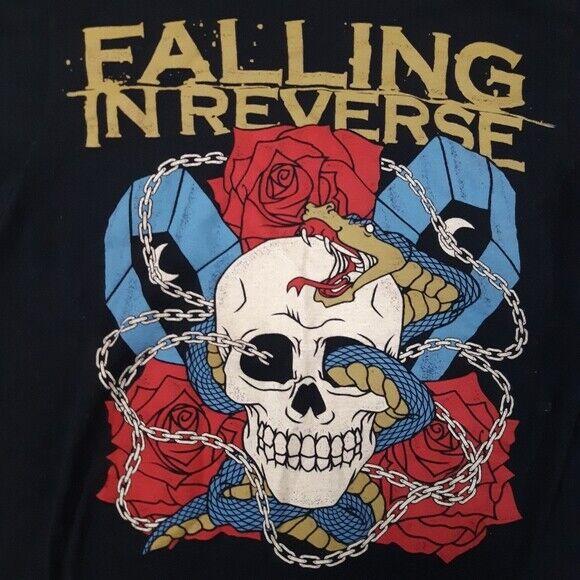 

Участник группы Falling In Reverse Черная рубашка всех размеров от S до 4XL L