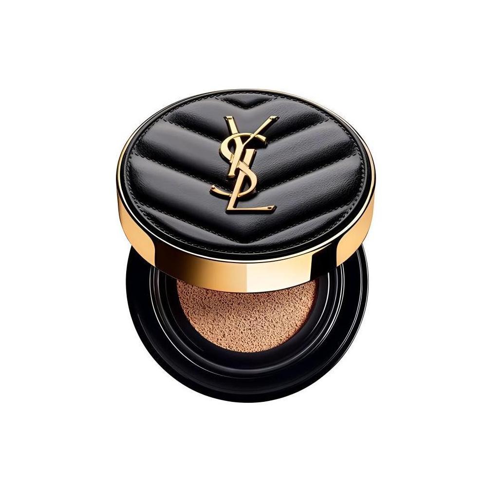 SAINT LAURENT Черная Кожа Осветляющая Легкая Тональная Основа-Кушон Воздушные Кушоны Не Скатывается Прозрачное Маскирование Защита от Солнца Нежный Shopping Bag Not Included