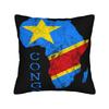 Republic Of Congo Congolese Flag Pillow Covers Printing Cushion Cover Decoration Throw Pillow Case Cover Chair MultiSize