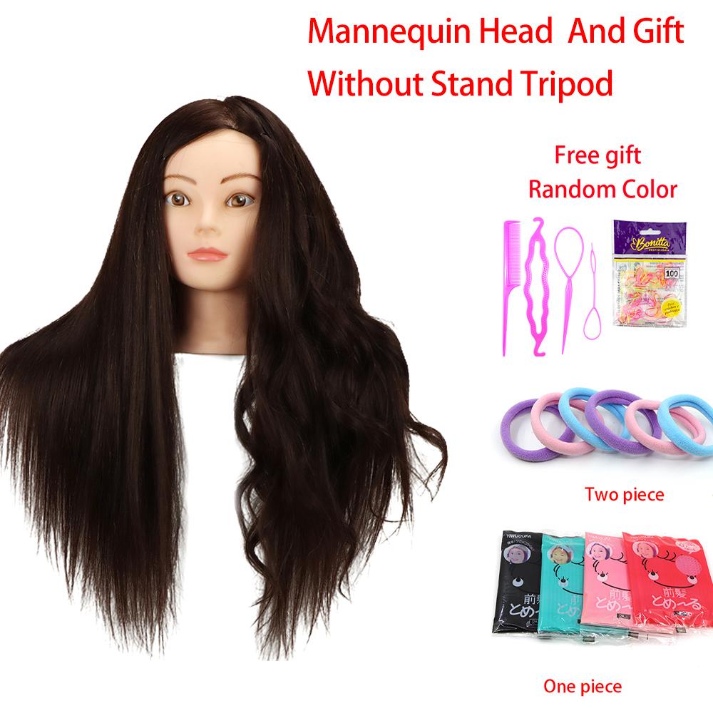 Красочная голова куклы с 85% смешанных 60 см человеческих волос Для парикмахеров Манекен голова Прически Парикмахерское дело Укладка Тренировка 2028