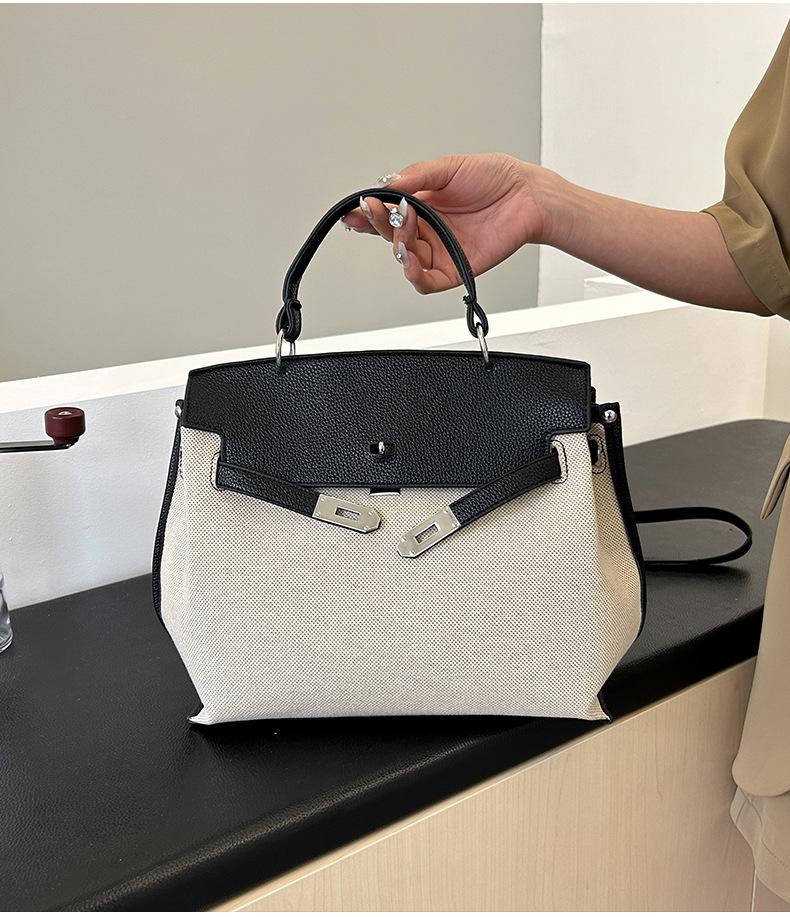 Stylish Large-capacity Platinum Bag, New High-end Textured Simple Handbag, Commuter Shoulder Messenger Bag