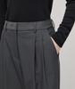 MUSINSA STANDARD WOMAN Women'S High-Waisted Wide Hidden Banding Slacks [Gray]
