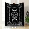 Pentagram & Moon Blanket for all seasons blanket lunch break throw gift