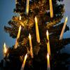 LED Christmas Candle Clip Lights - Festive Decorative Atmosphere Lighting