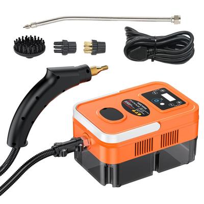 Handheld Multi-surface Steam Cleaner with 4pcs Accessories Touch Screen 6 Levels Adjustable 15s