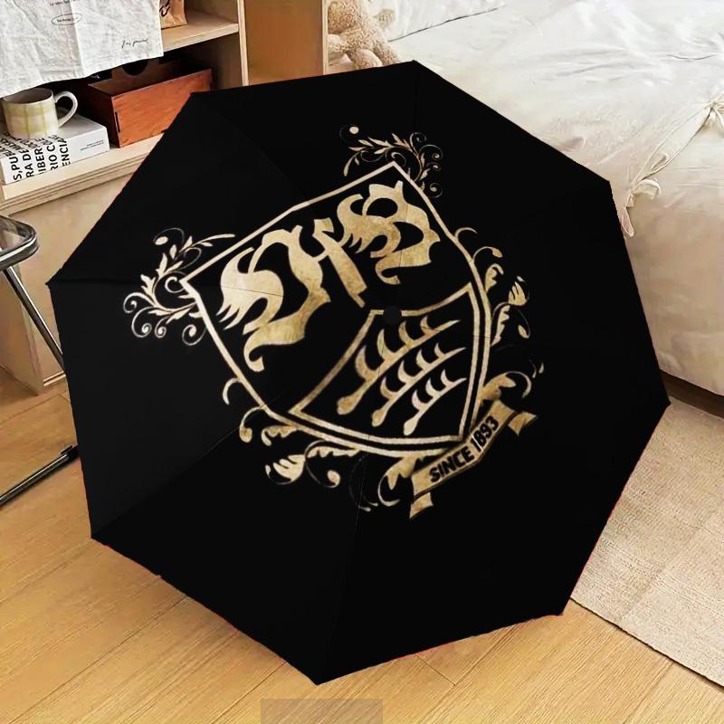 1PC Vfb Fc Crest Printed Umbrella Folding umbrella, automatic umbrella 8-Frame for Travel, camping Fan gifts Christmas Gifts