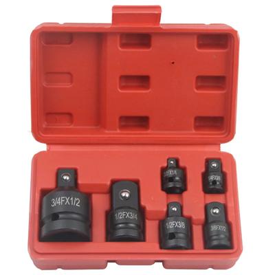 6Pcs/Set Socket Sleeve Convertor Adaptor Reducer 1/2 To 3/8 3/8 To 1/4 3/4 To 1/2 Ratchet Wrench Drive Car Bicycle Repair Tools