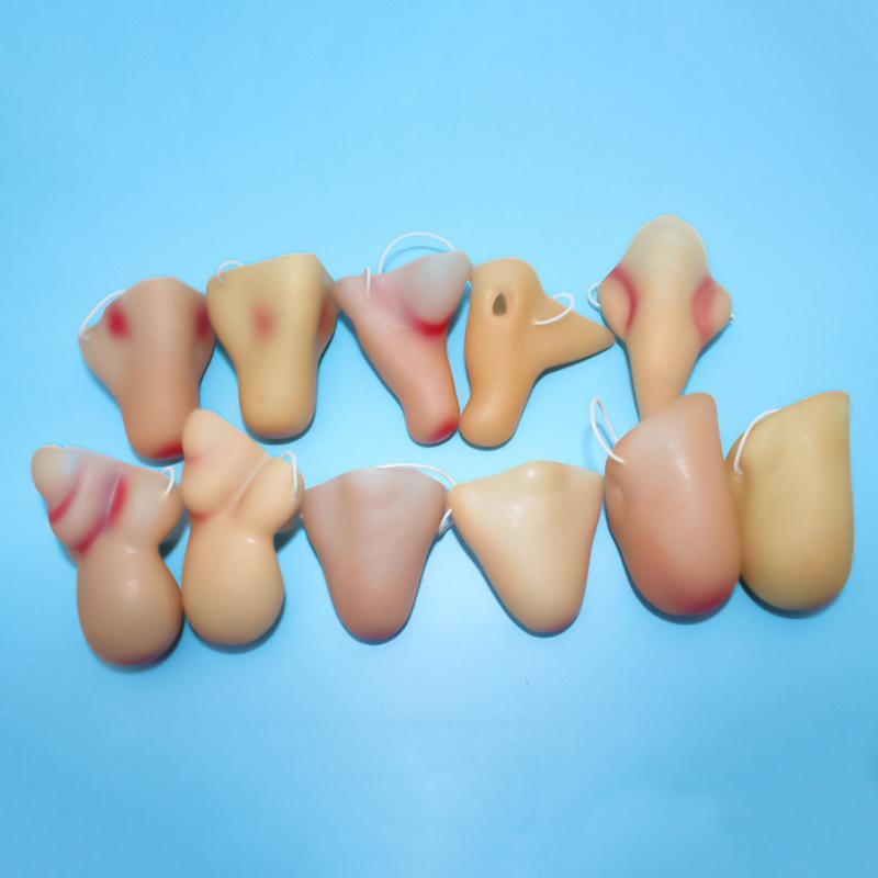 1Pc Dressing Up Nose For Halloween Witch Nose Funny Dress Up Cosplay Prop Wicked Witch Nose Costume Accessory