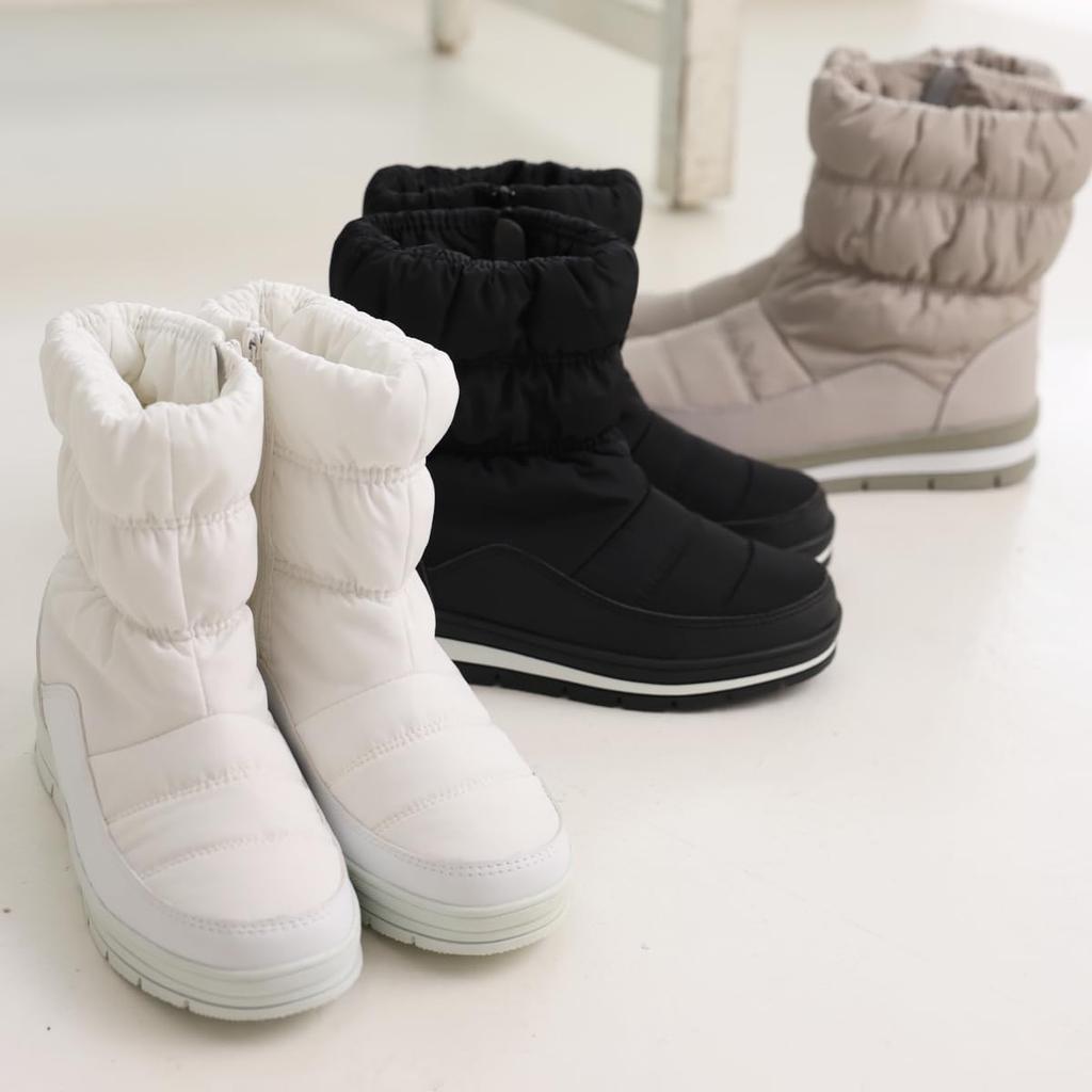 Demeter and Waterproof Snow Size Women's Water-Repellent Boots, 23-L24 (Gray, LL)