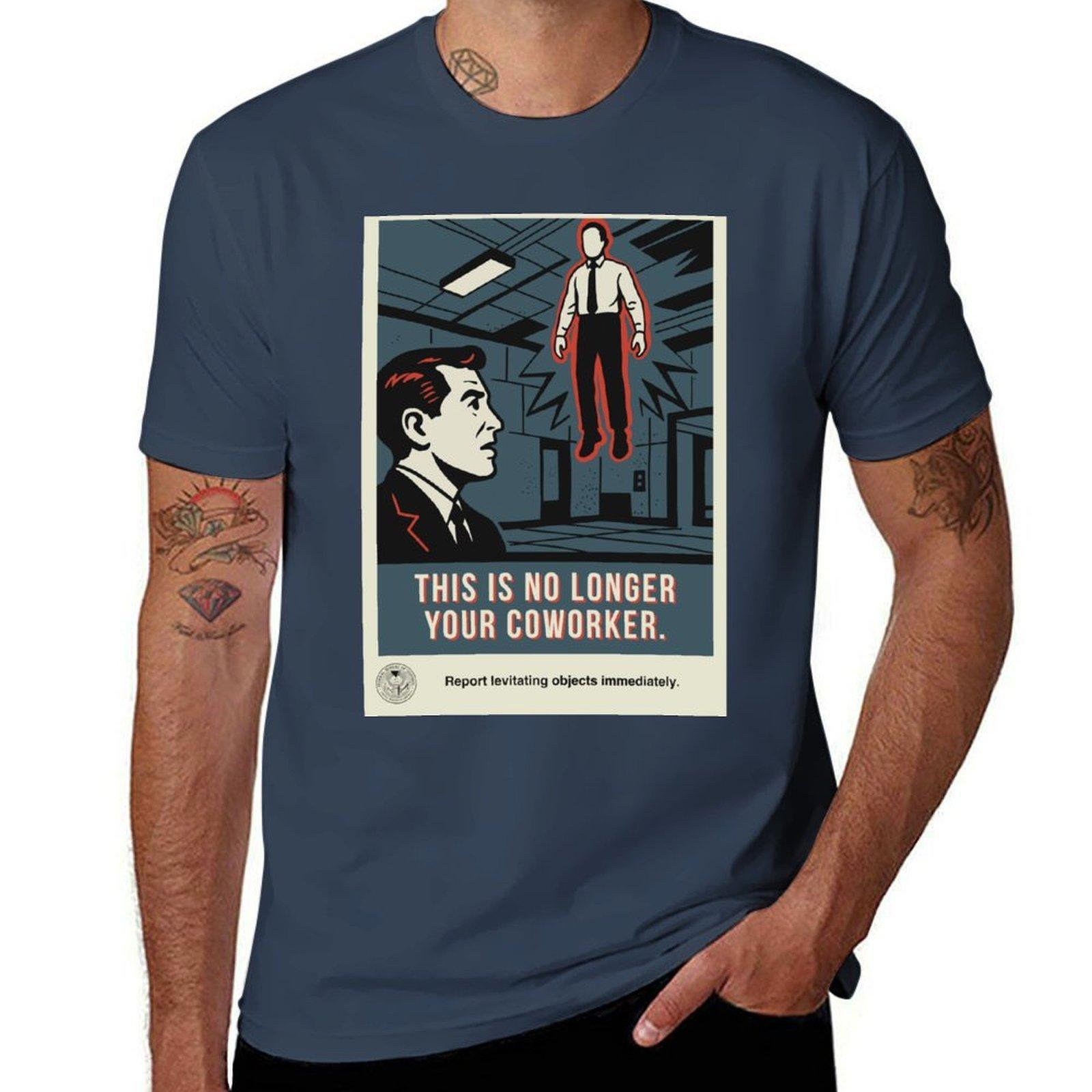 Federal Bureau Of Control Levitating Objects Poster Tshirt Lightweight Running Tshirt S