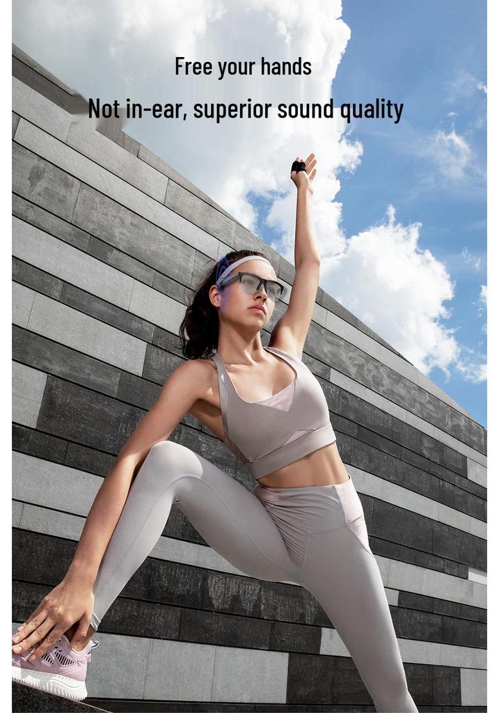F02 Smart Bluetooth Audio Sunglasses: Ultra-light, Fashionable Sun & Eye Protection for Music, Sports, Cycling & Navigation