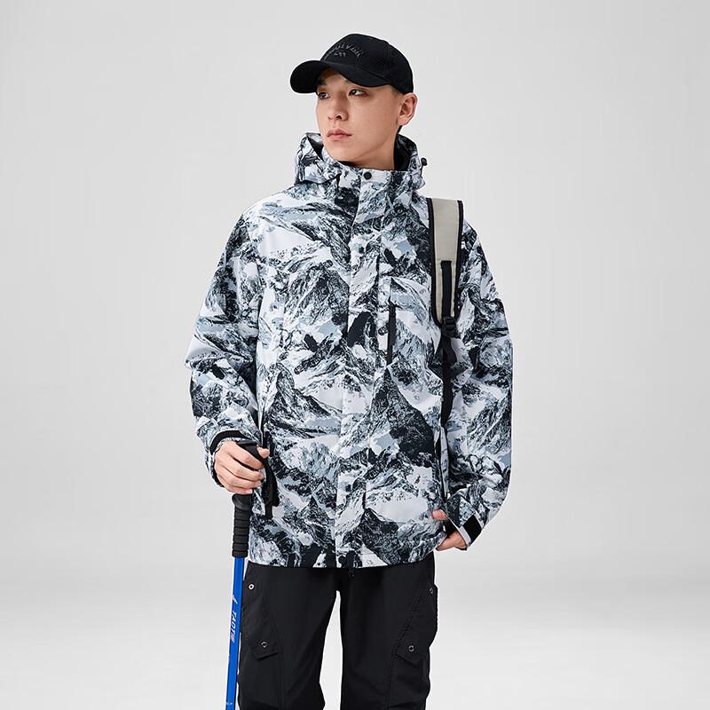 OLOMM Men s 3-in-1 Detachable Outdoor Jacket M-6XL