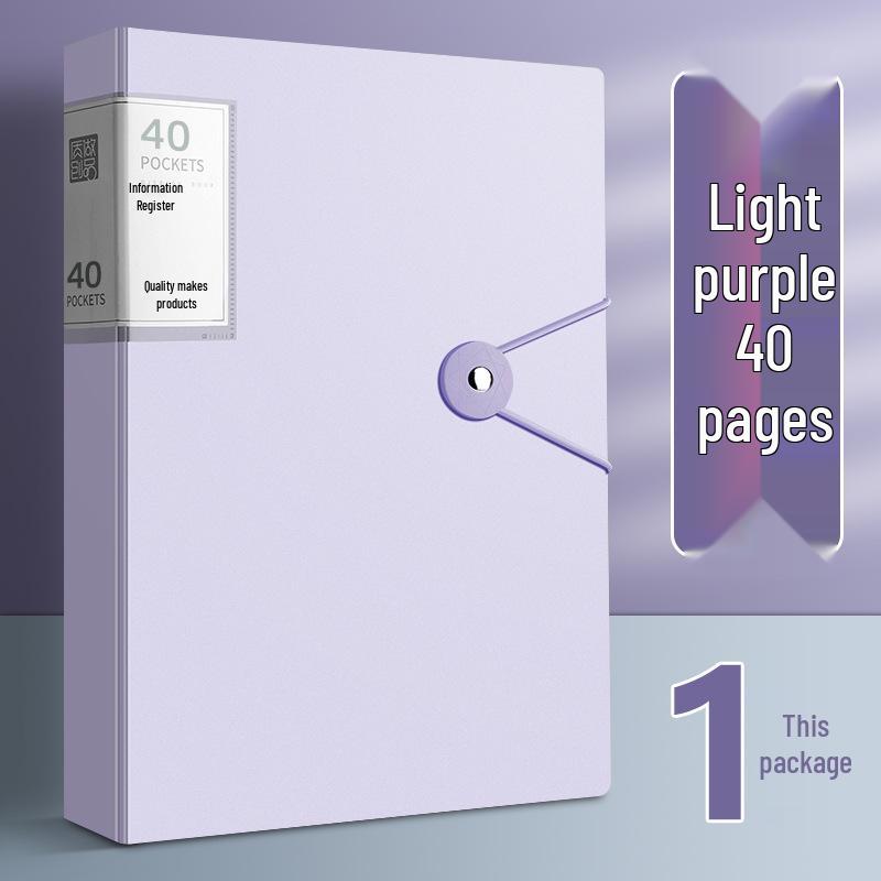 A4 Transparent File Folder and Paper Storage Organizer