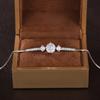 Huitan Fashion Luxury Bracelets for Women Wedding Ceremony Accessories with Brilliant Cubic Zirconia Gorgeous Jewelry for Female