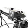 Multifunctional USB Rechargeable Bicycle Light Headlight Horn Light Charging Holder 4 in 1