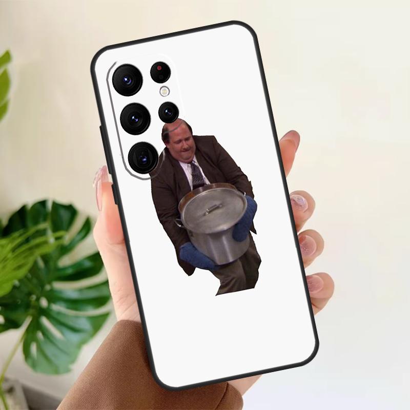 TV The Office Michael Scott Soft Case For Samsung Galaxy S24 Ultra S21 S22 S23 S25 Plus S20 FE S9 S10 S23 FE Phone Cover