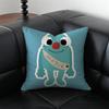 Cute Healing B-Bugsnax Game Cushion Cover Pillow Case Anti-Dustmite Invisible Zipper Silky Plush Cushion