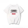Neues Japanisches Motorrad Lokomotive Rennwagen Sportwagen Helm SHOEI Reine Baumwolle Rundhals Kurzarm T-Shirt