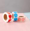 500Pcs Love Heart Stickers Roll Cute Heart Shaped Seal Labels for Scrapbooking Craft Birthday Party Gift Packaging Stationery
