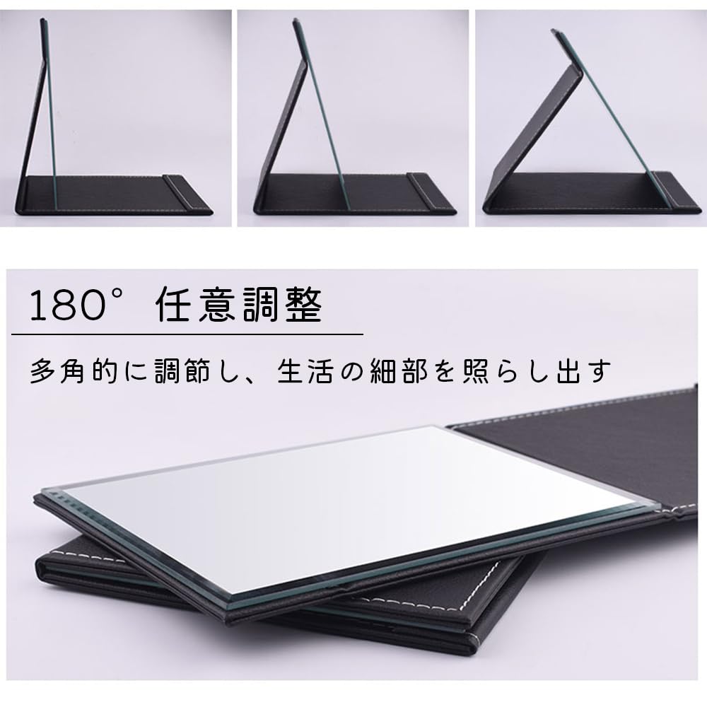 FUGSHIYI Großer Tischständer Faltbar Kompakt Bruchfest Handlich Großer Schminktisch Stilvoller Schmink-Klapptisch Einfach Wirklich Schließen Rosa