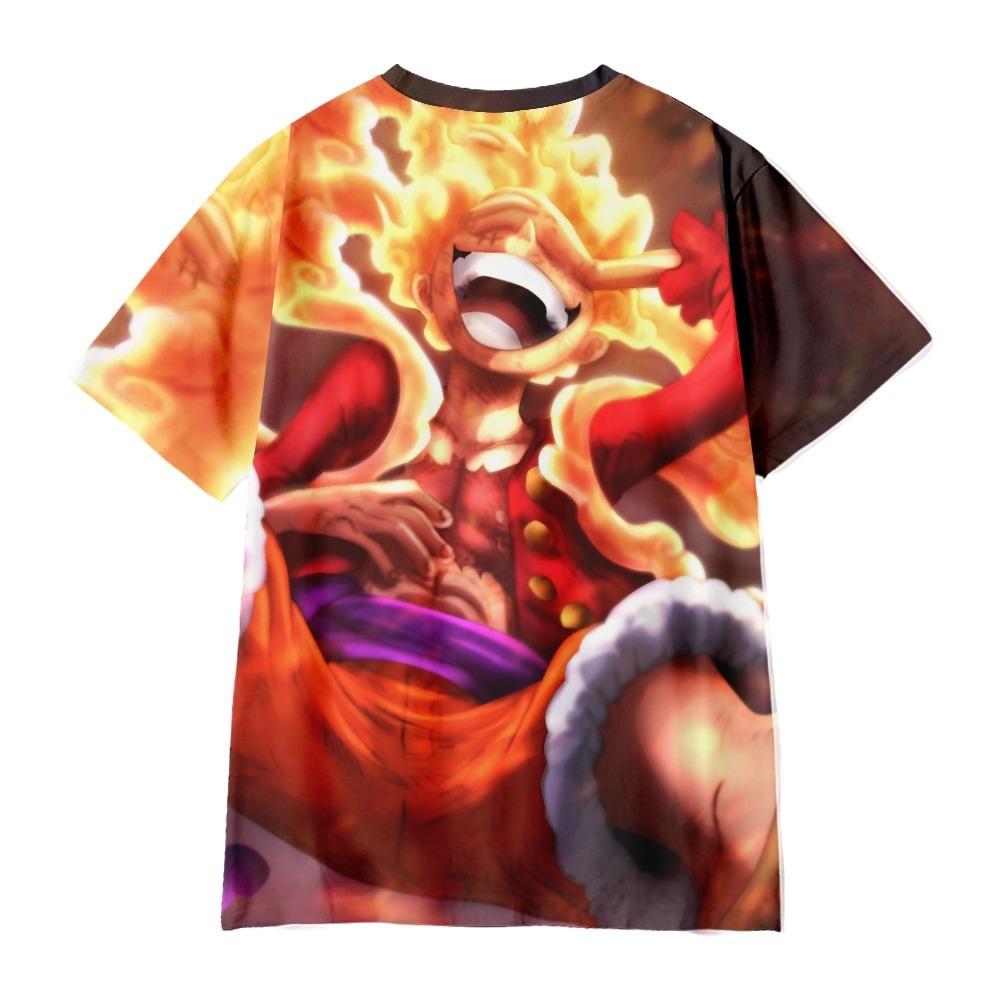 Funny Cartoon ONE PIECE T Shirt Cool Men's Tshirt O Neck Casual Unisex Streetwear Anime Fashion Tee