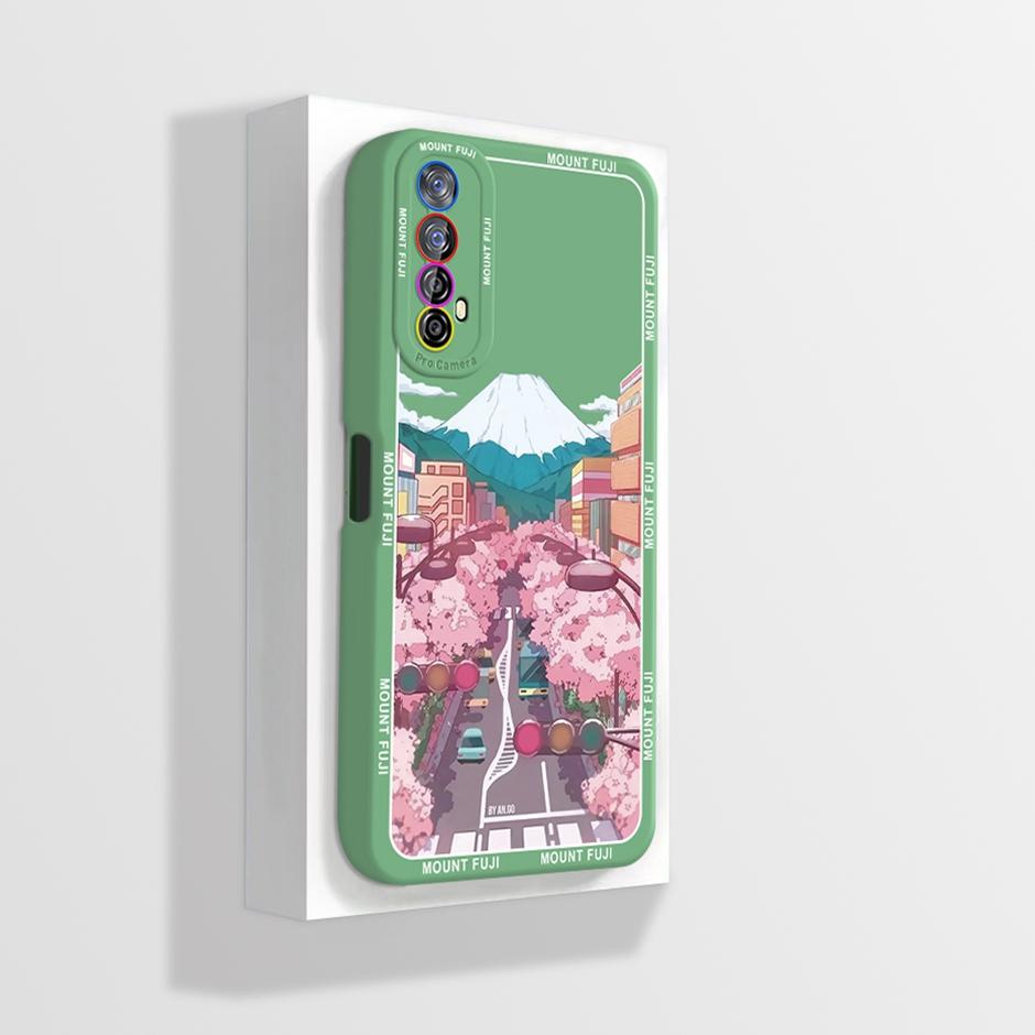 For Realme 7 Case Soft Silicone Cute Cartoon Phone Cover Shell for OPPO Realme Narzo 20 Pro 30 Narzo30 4G Cases New Design Funda